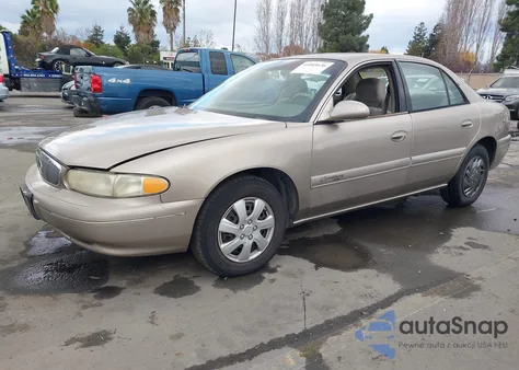 2002 Buick Century Custom z USA, uszkodzony, nr VIN 2G4WS52J621172673